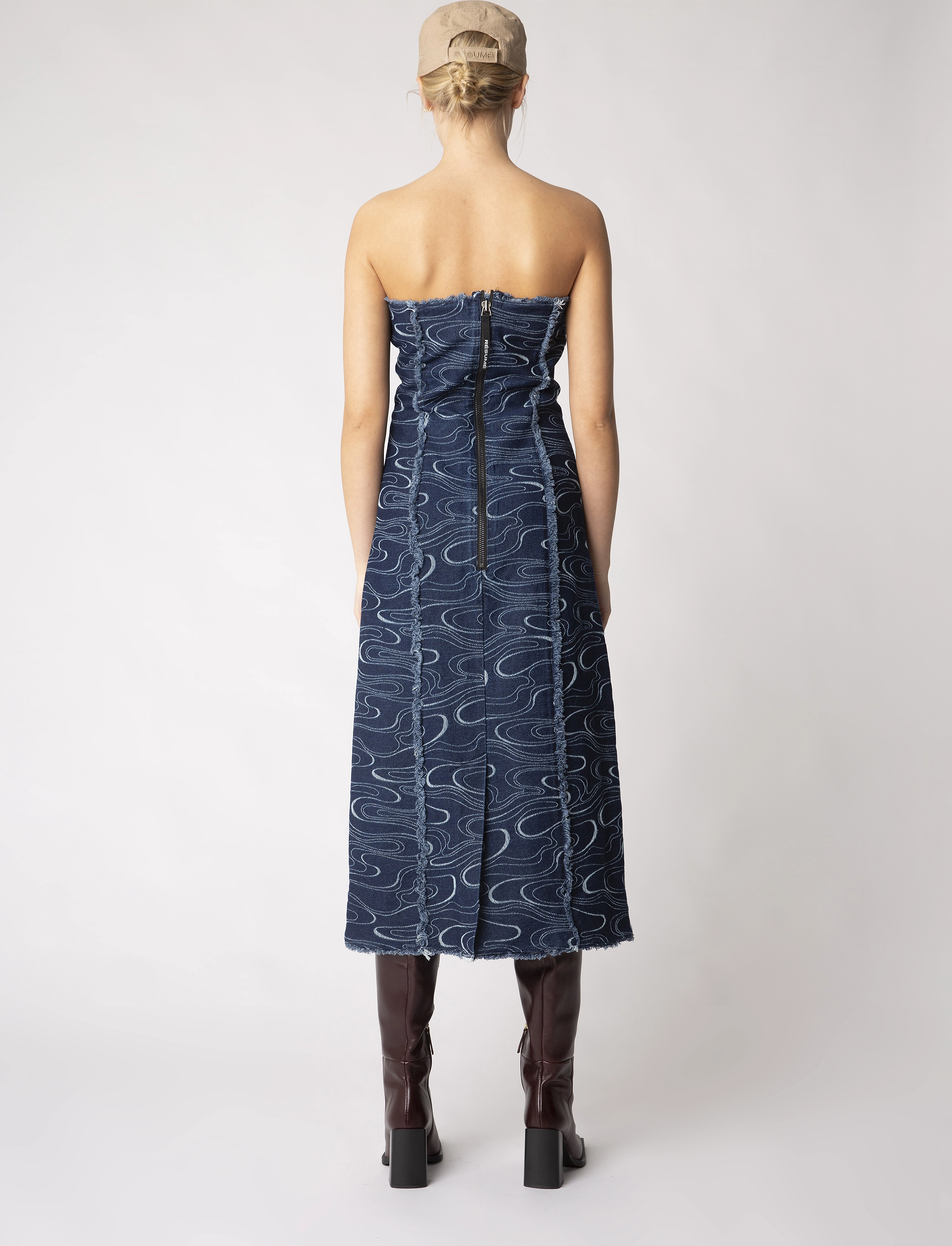 Résumé - TacomaRS Dress - midikleidid - dark denim - 4