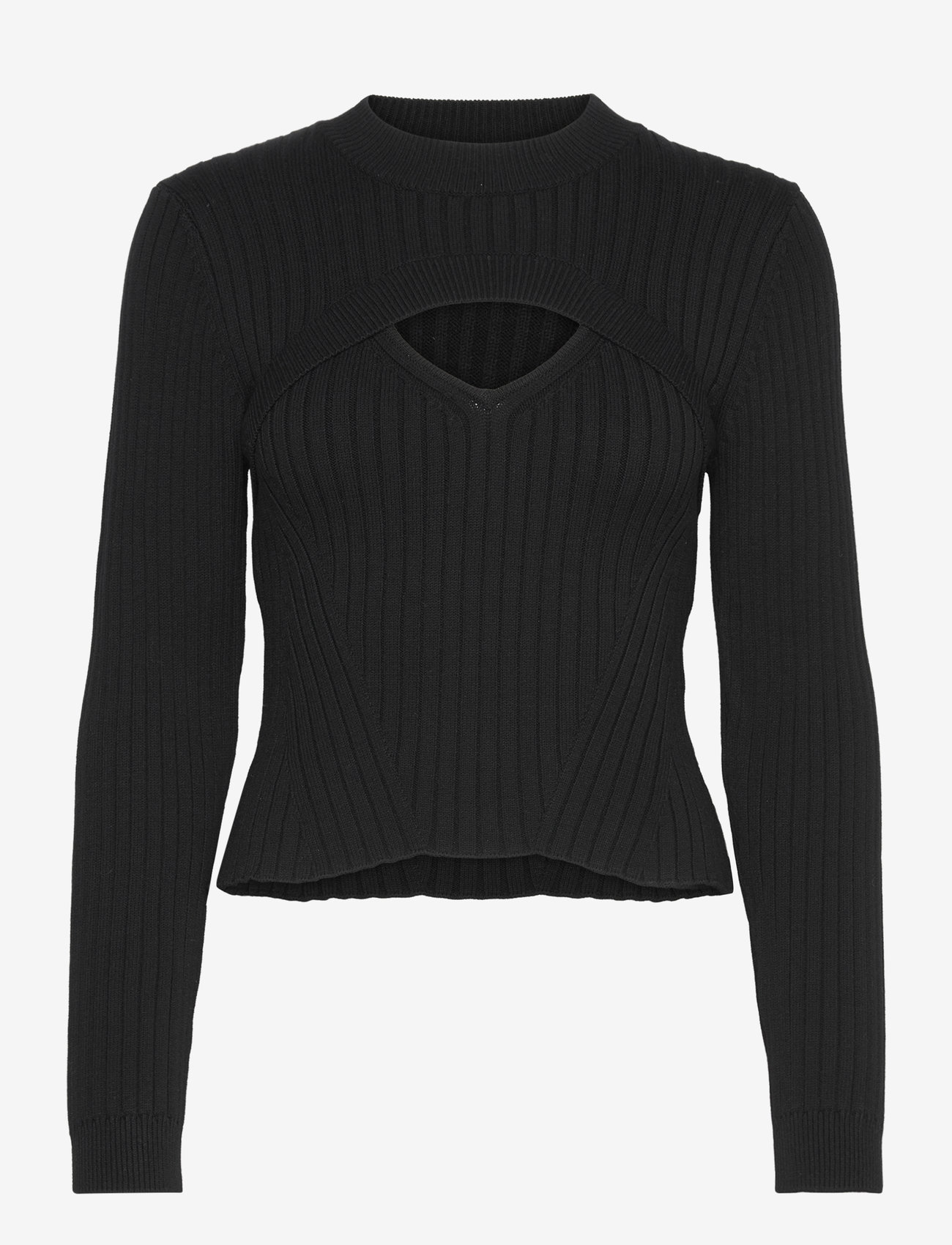 Résumé - VivianRS Knit Blouse - striktrøjer - black - 1