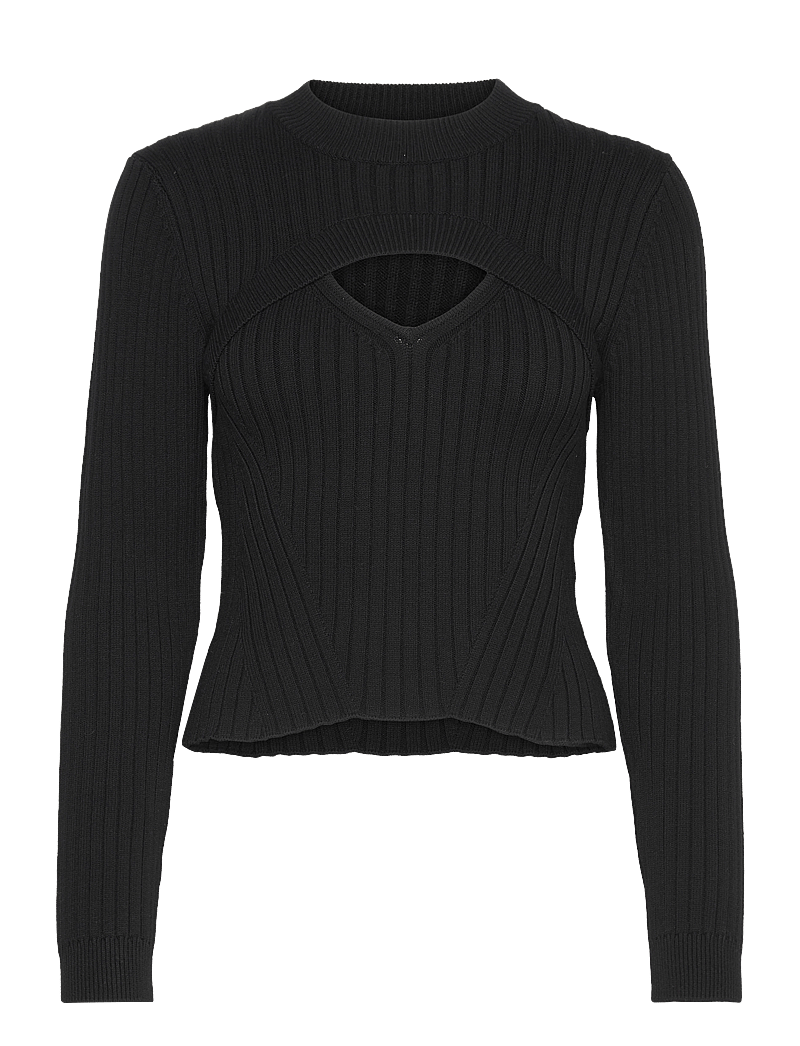 Résumé - VivianRS Knit Blouse - striktrøjer - black - 1