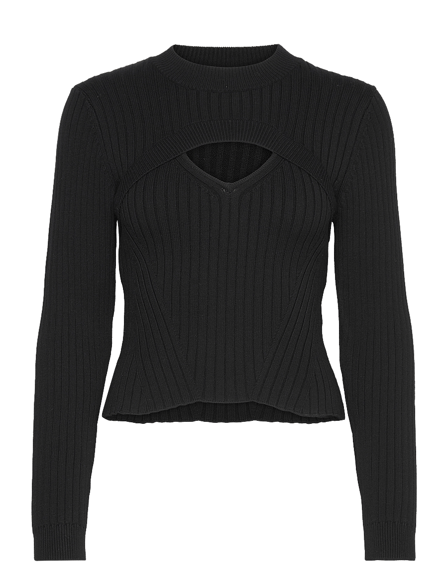Résumé - VivianRS Knit Blouse - neulepuserot - black - 1