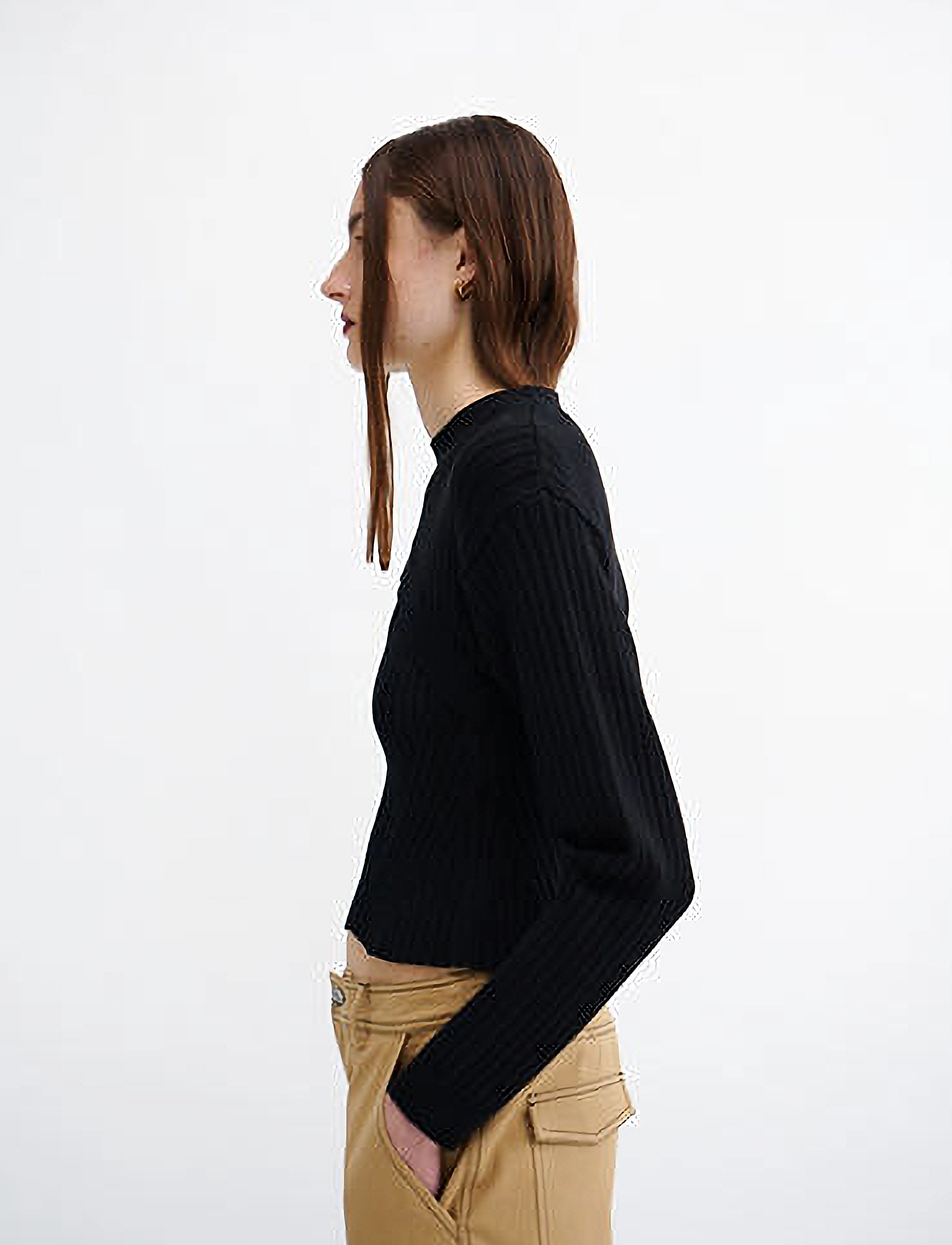 Résumé - VivianRS Knit Blouse - stickade tröjor - black - 3