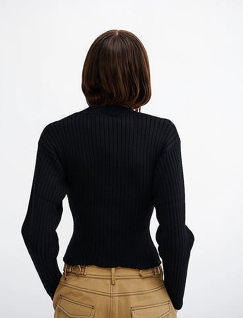Résumé - VivianRS Knit Blouse - striktrøjer - black - 4