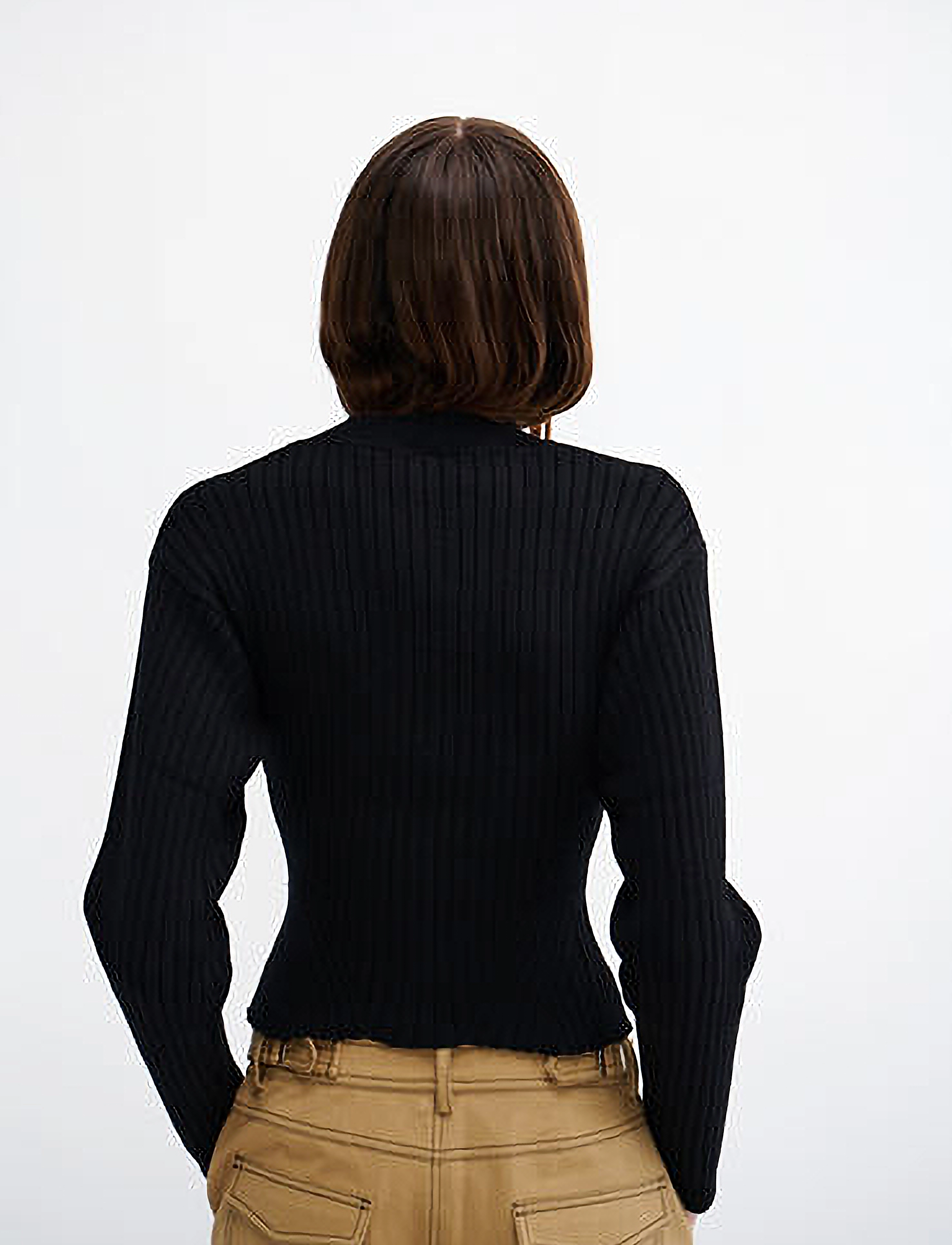 Résumé - VivianRS Knit Blouse - stickade tröjor - black - 4