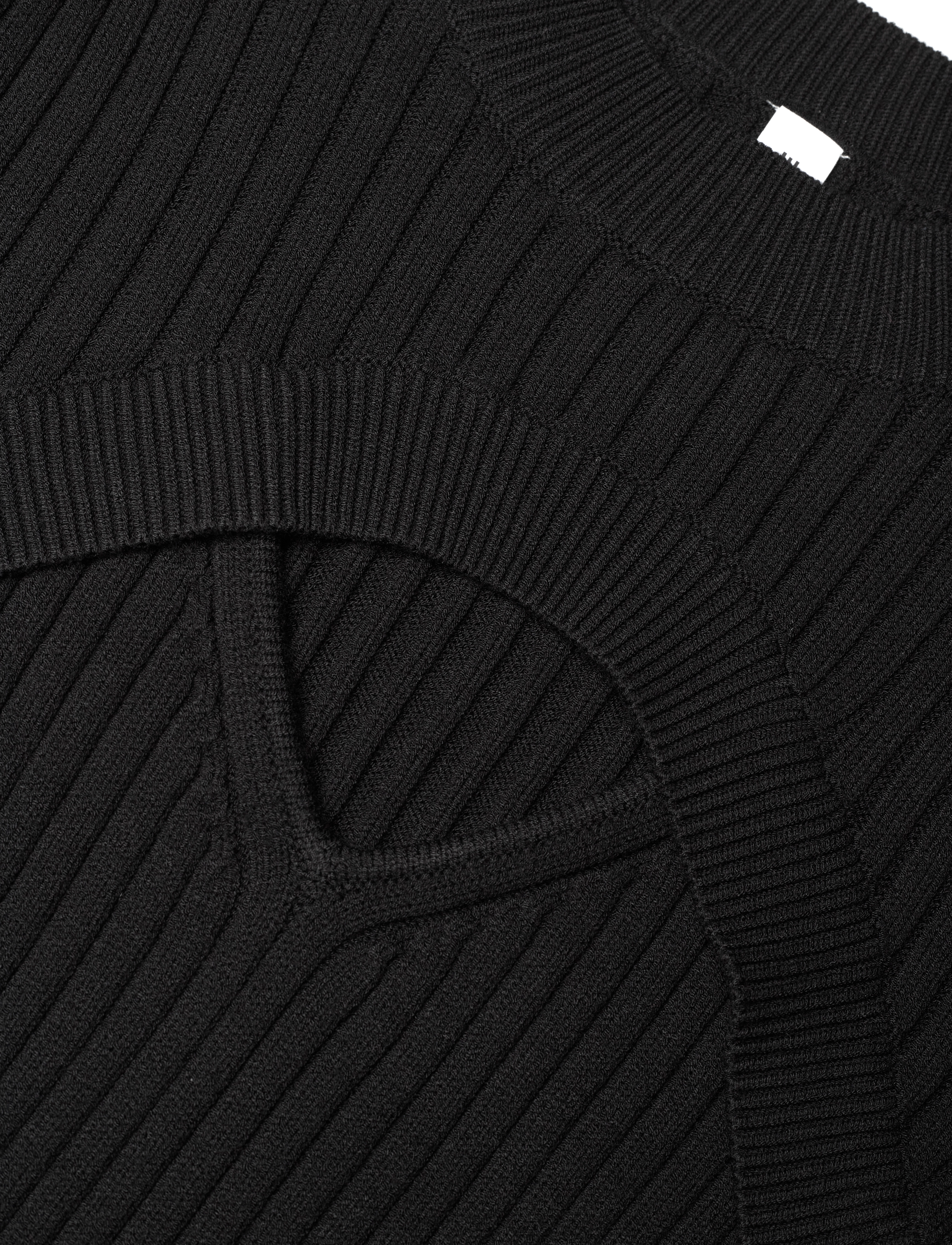 Résumé - VivianRS Knit Blouse - stickade tröjor - black - 5