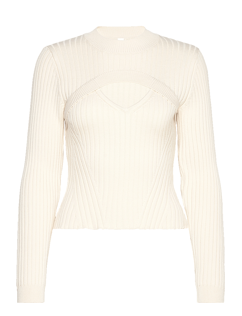 Résumé - VivianRS Knit Blouse - striktrøjer - creme - 1