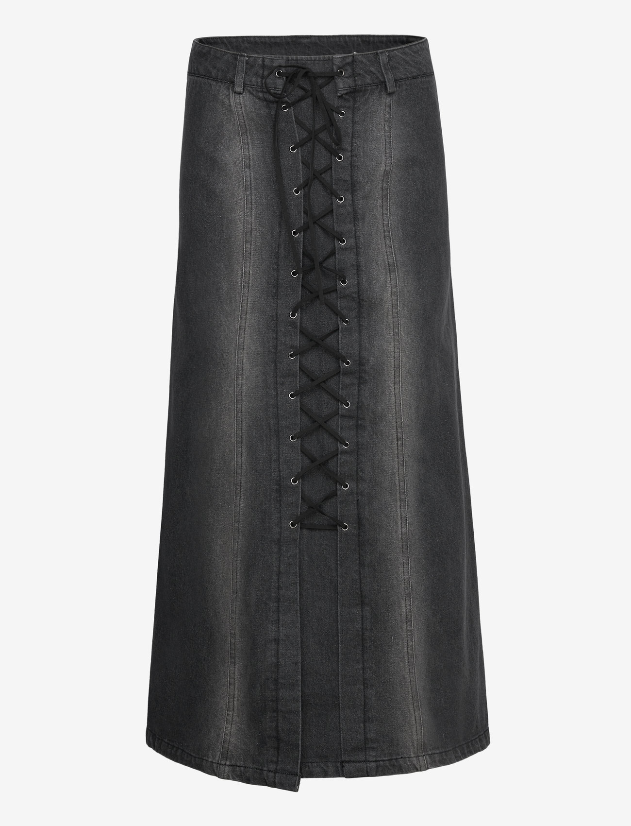 Résumé - AntoniaRS Skirt - midiseelikud - charcoal - 0