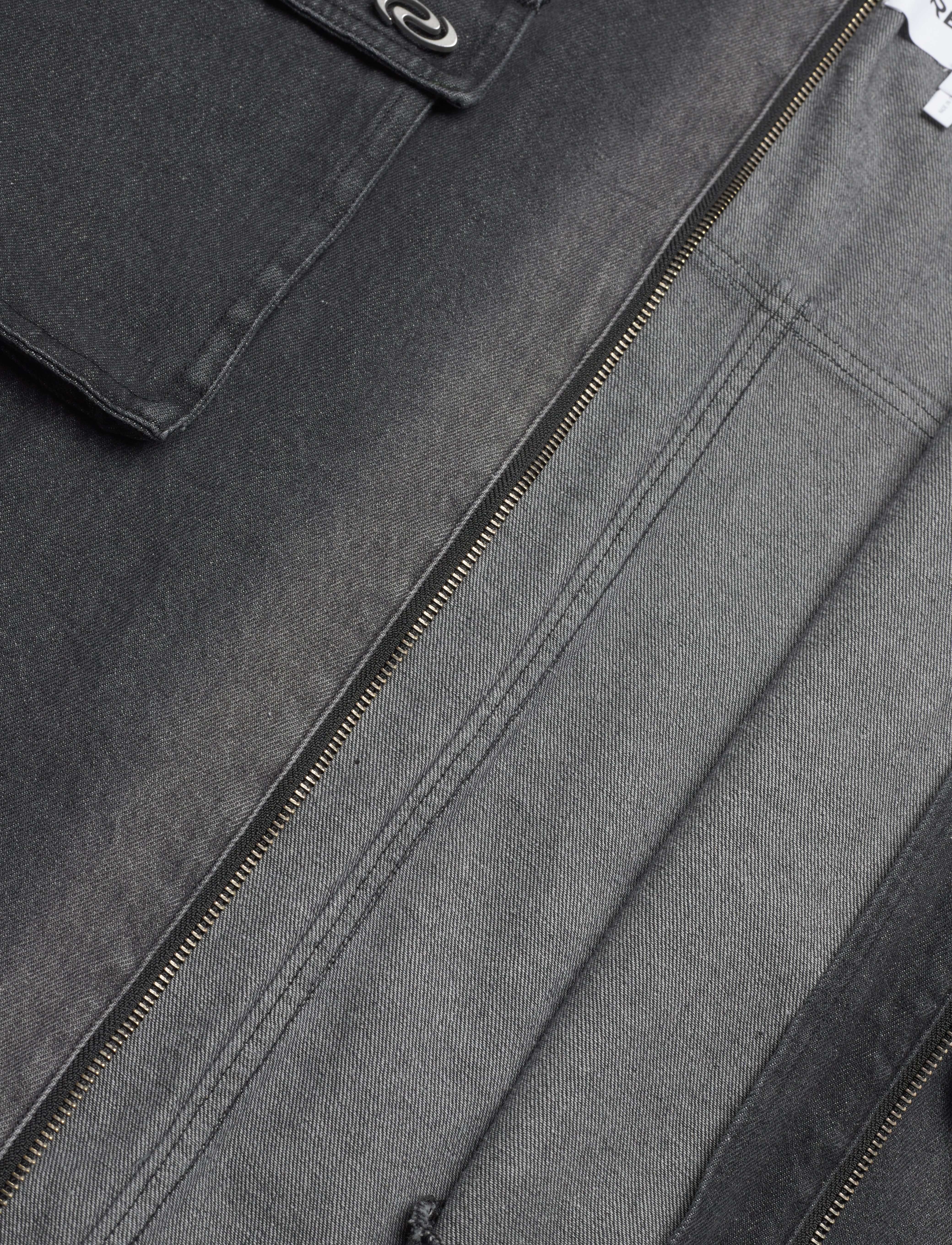 Résumé - AdrianRS Jacket - denim jackets - charcoal - 4