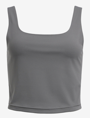 Rethinkit - Butter Soft Alice Fitted Top - crop tops - charcoal grey - 0