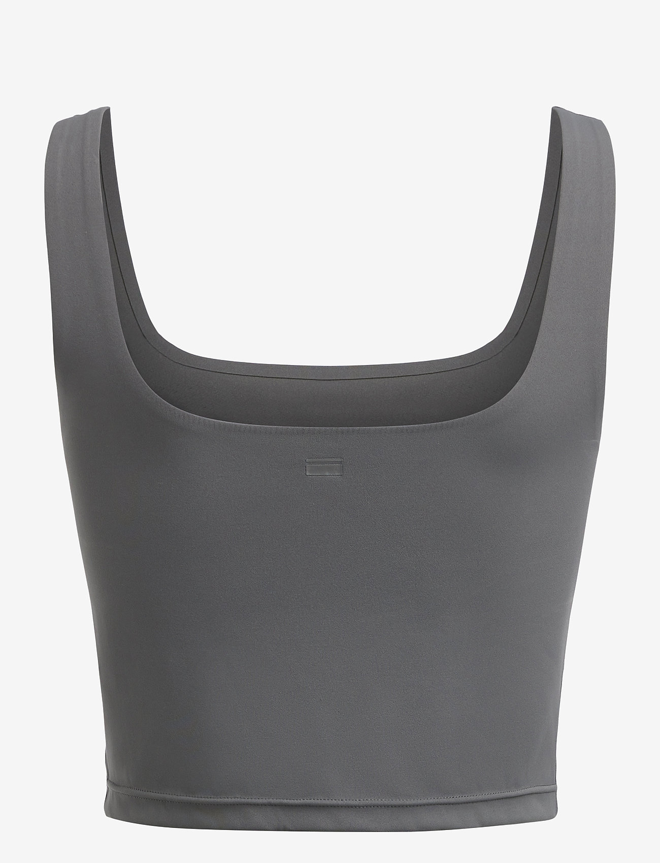 Rethinkit - Butter Soft Alice Fitted Top - crop tops - charcoal grey - 1