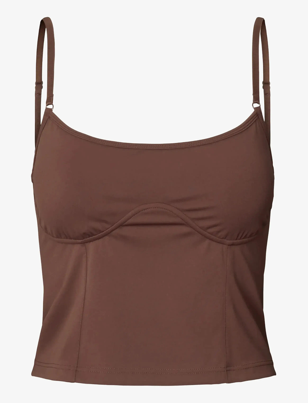 Rethinkit Studios - Butter Soft Top True to body - toppe & t-shirts - burgundy - 1