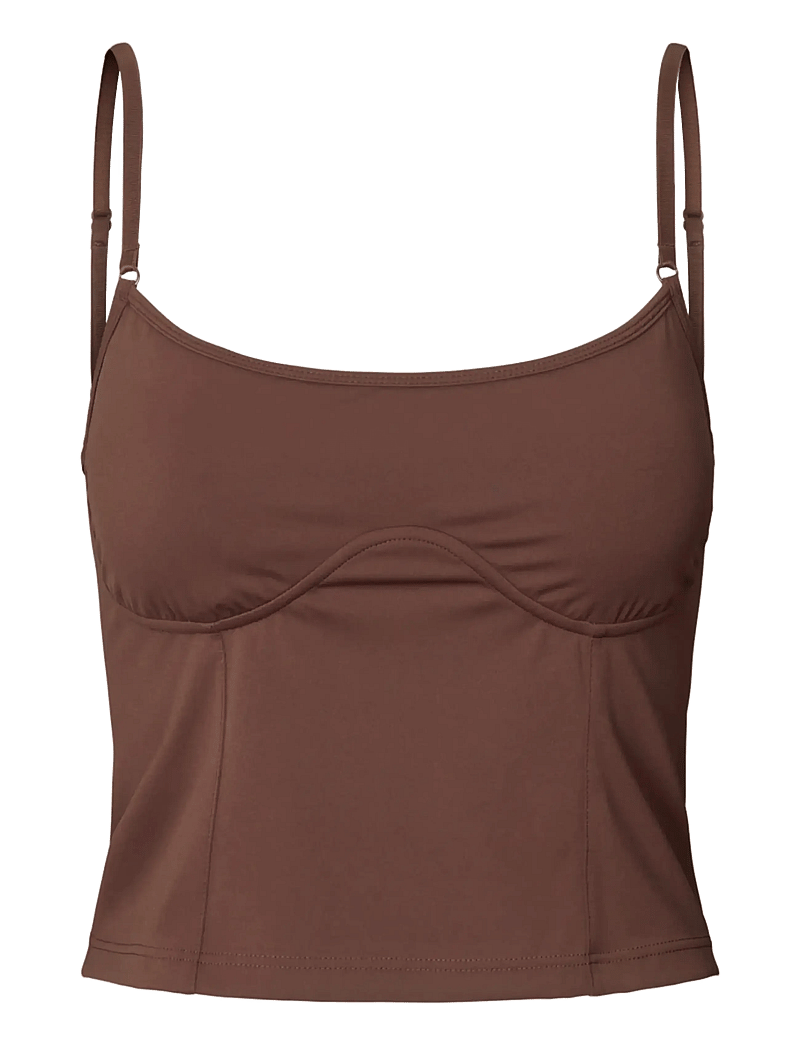 Rethinkit Studios - Butter Soft Top True to body - toppe & t-shirts - burgundy - 1