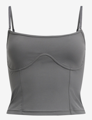 Butter Soft Top True to Body - CHARCOAL GREY