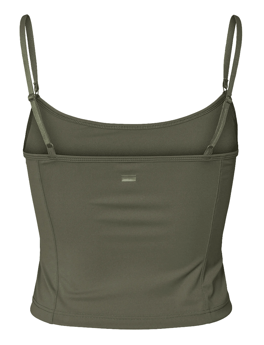 Rethinkit Studios - Butter Soft Top True to body - tank tops - charcoal olive - 1