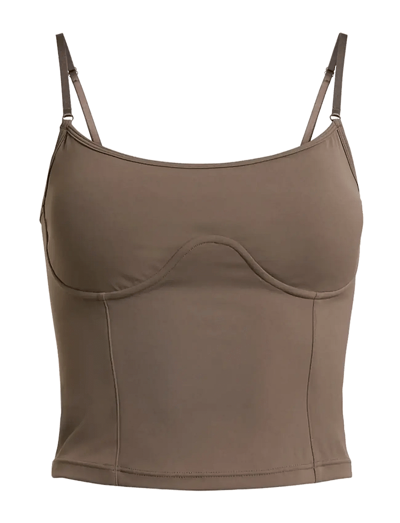 Rethinkit Studios - Butter Soft Top True to Body - tank tops - dark brown - 1