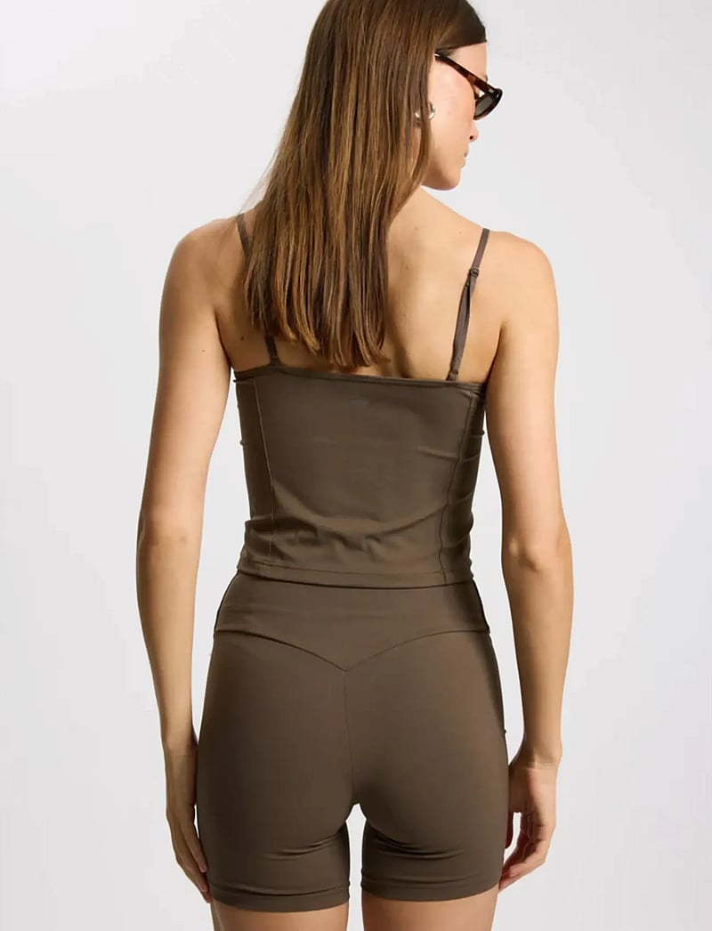 Rethinkit Studios - Butter Soft Top True to Body - tank tops - dark brown - 3