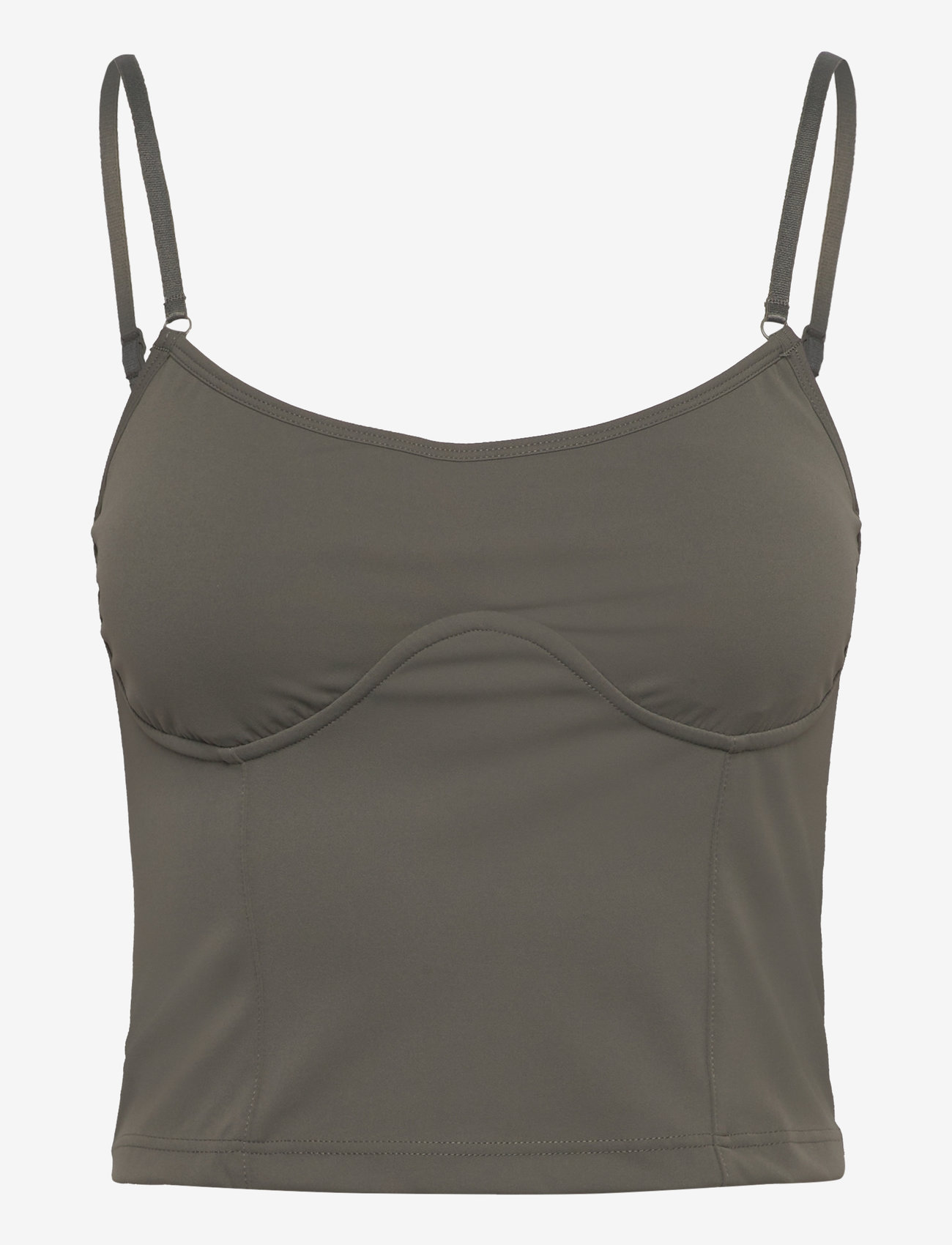 Rethinkit Studios - Butter Soft Top True to body - tank tops - smoke olive - 0