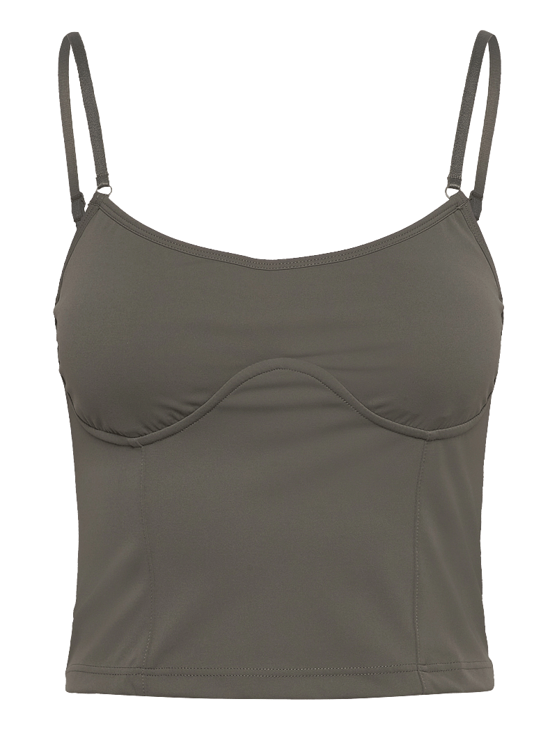 Rethinkit Studios - Butter Soft Top True to body - toppe & t-shirts - smoke olive - 1
