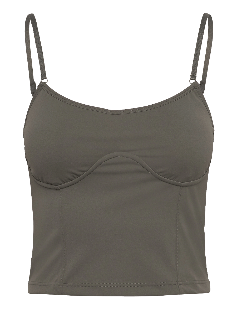 Rethinkit Studios - Butter Soft Top True to body - tank tops - smoke olive - 1