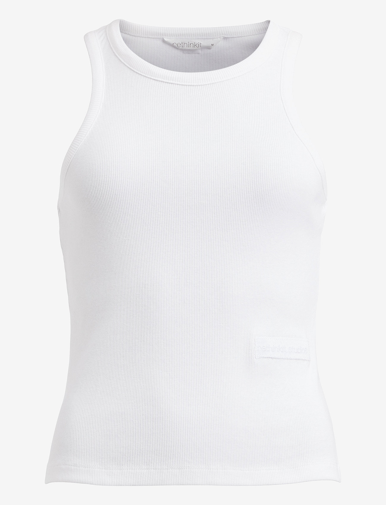 Rethinkit Studios - Soft Rib Top Key - Õlapaeltega pluusid - white - 1