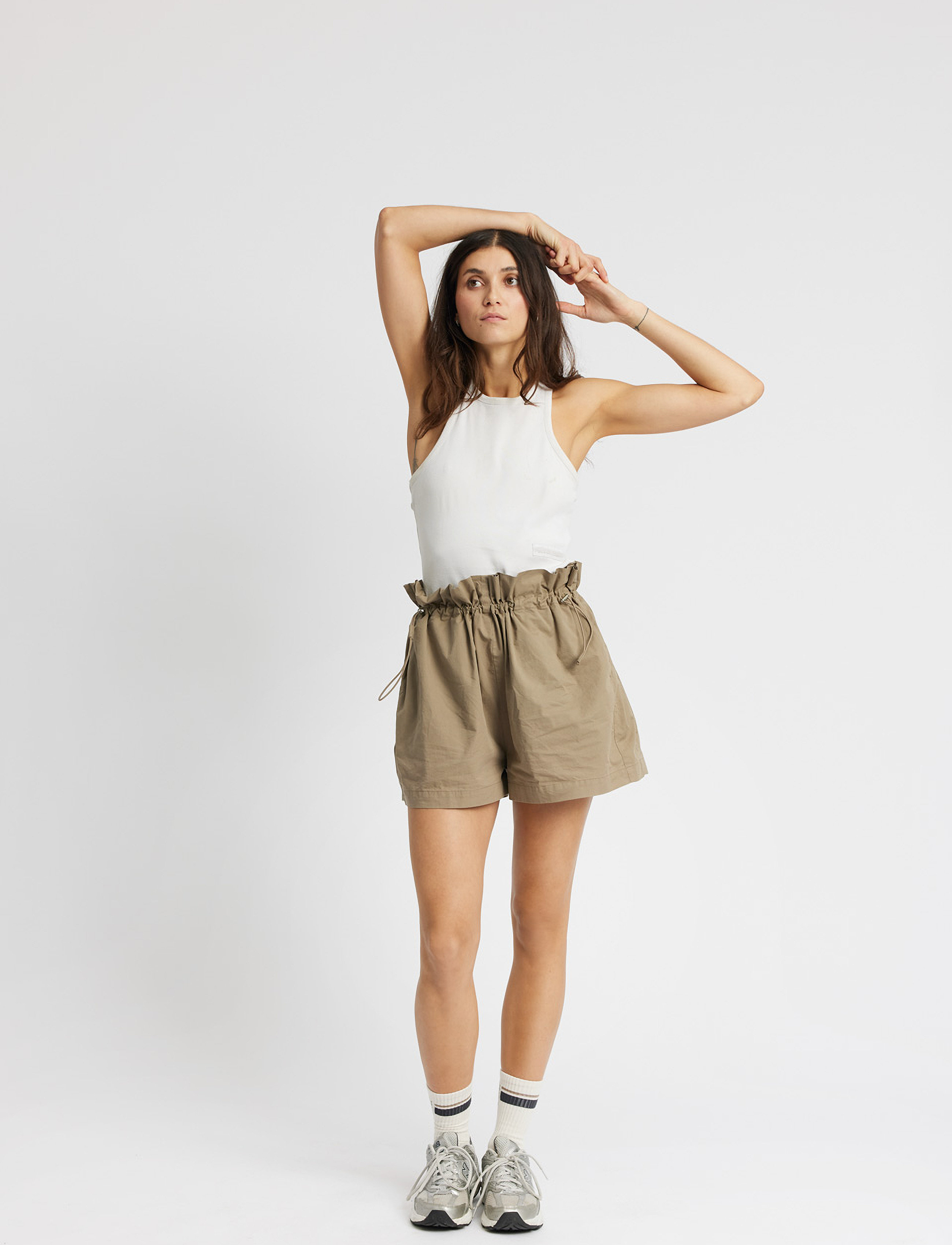 Rethinkit Studios - Soft Rib Top Key - toppar & t-shirts - white - 4