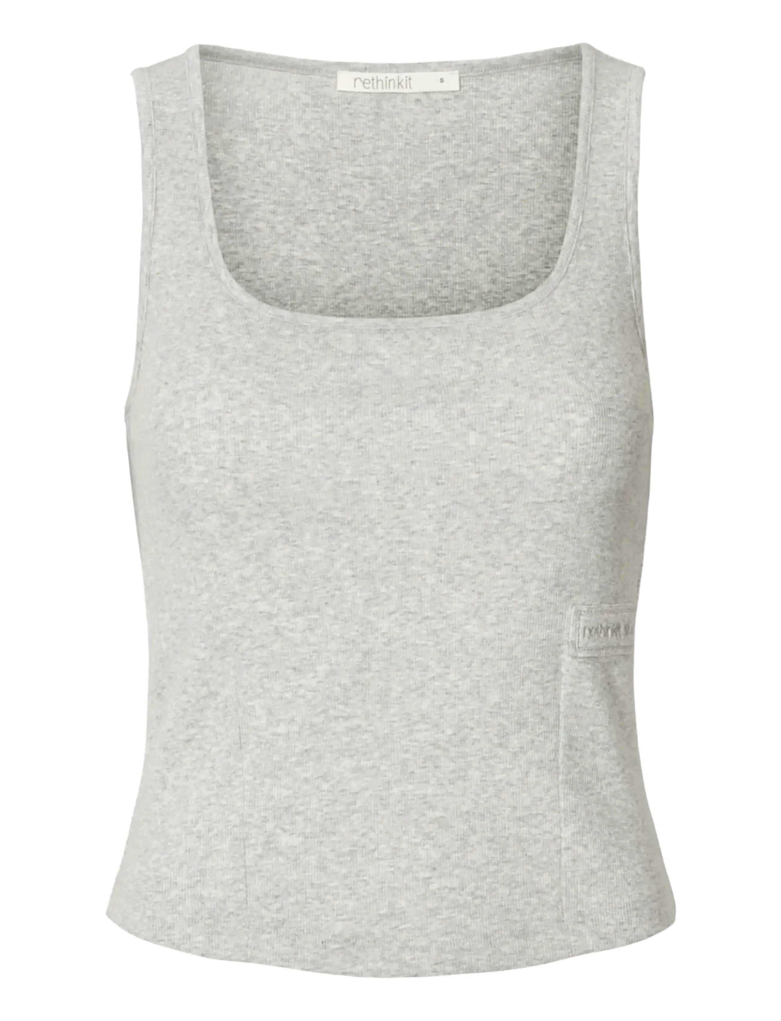RETHINKIT STUDIOS Elevate Kurz Oberteil Grau - XL - Damen