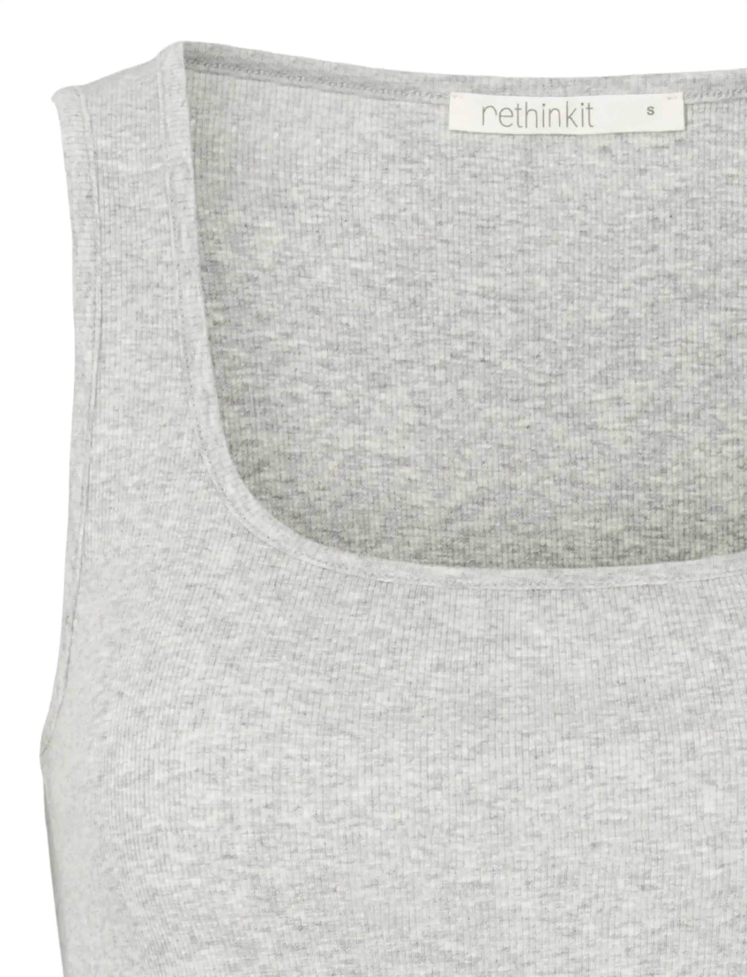 Rethinkit Studios - Elevate short top - topi un t-krekli - grey melange - 5