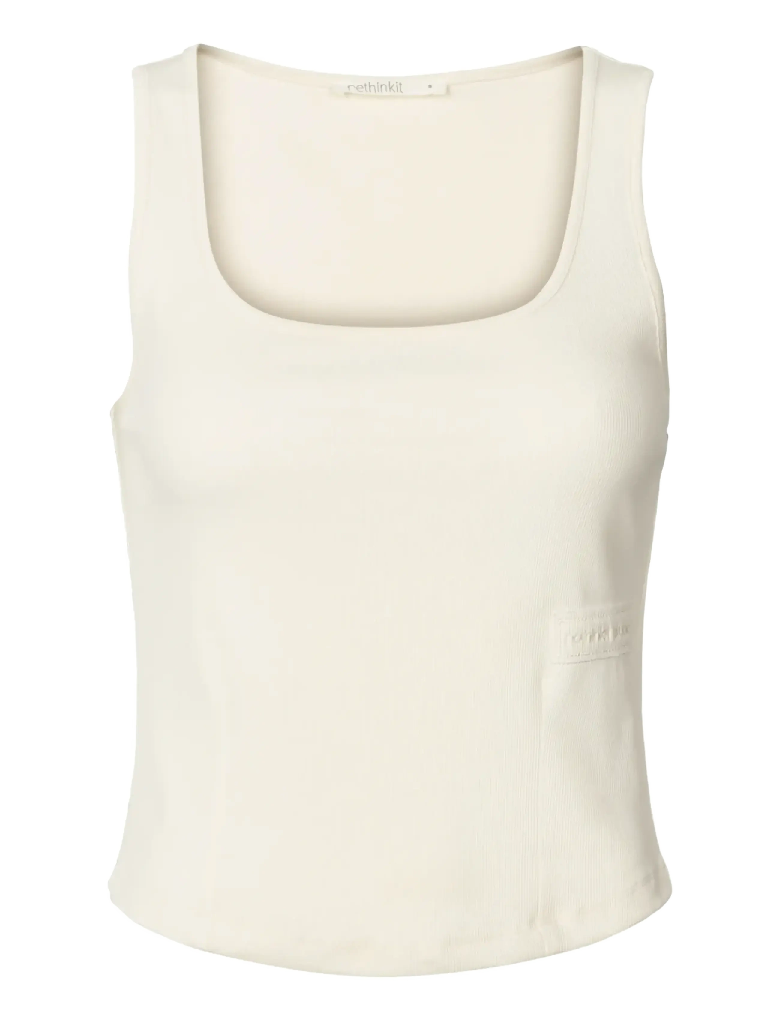 RETHINKIT STUDIOS Elevate Kurz Oberteil Cream - L - Damen