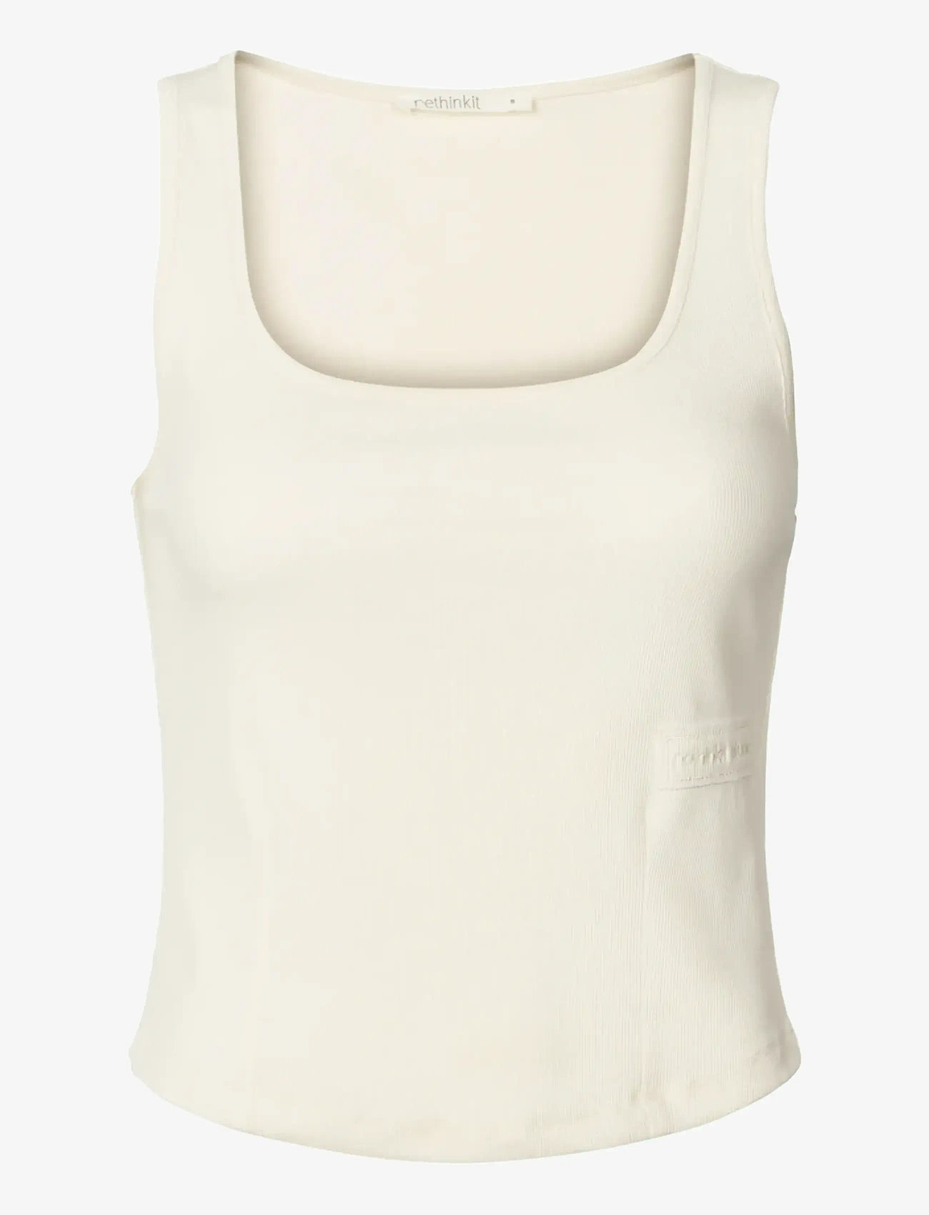 Rethinkit Studios - Elevate short top - tank tops - ivory - 1