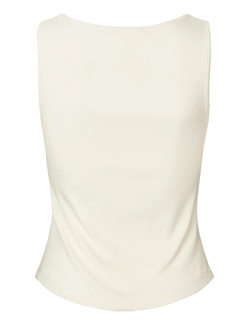Rethinkit Studios - Elevate short top - toppar & t-shirts - ivory - 2