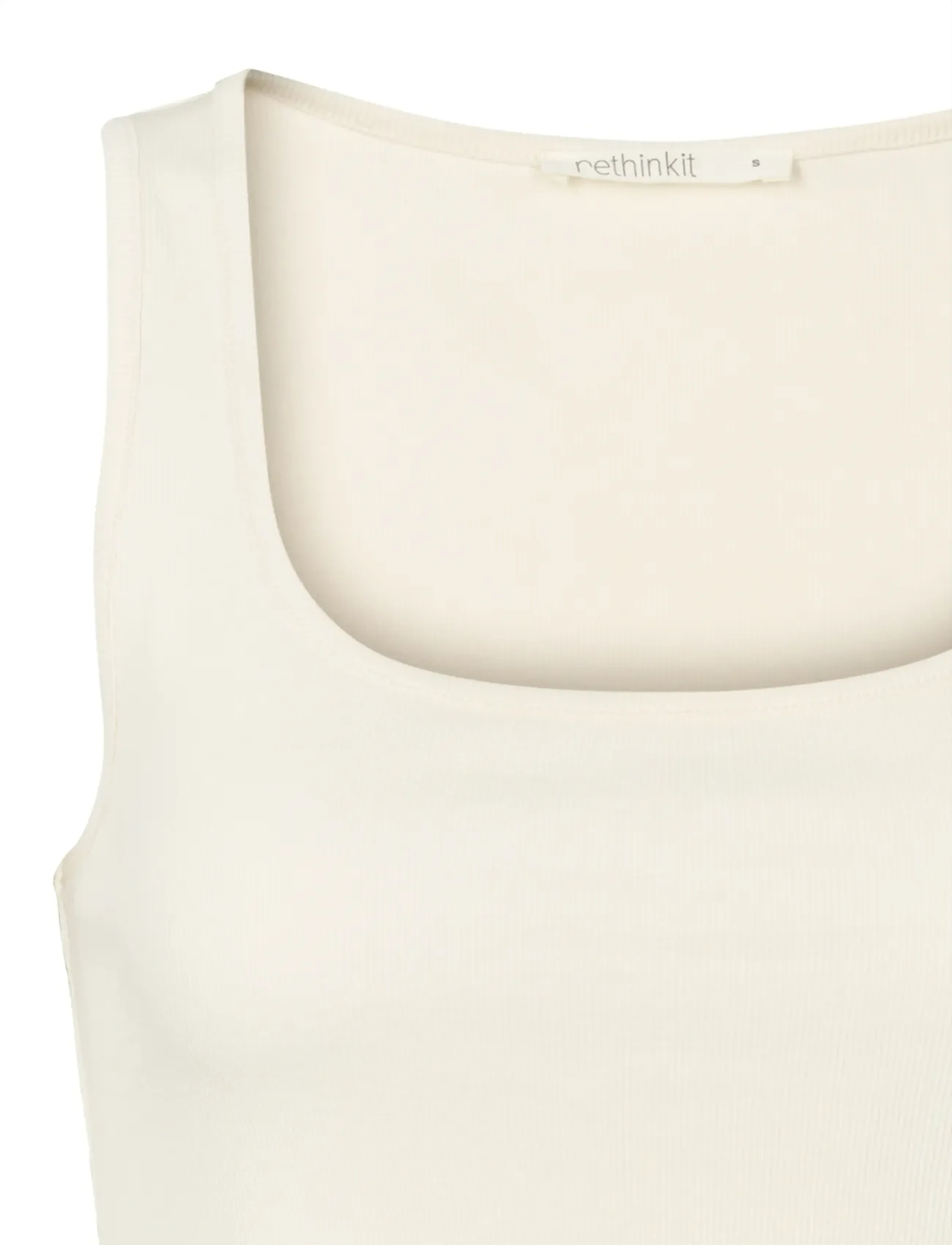 Rethinkit Studios - Elevate short top - tank tops - ivory - 5