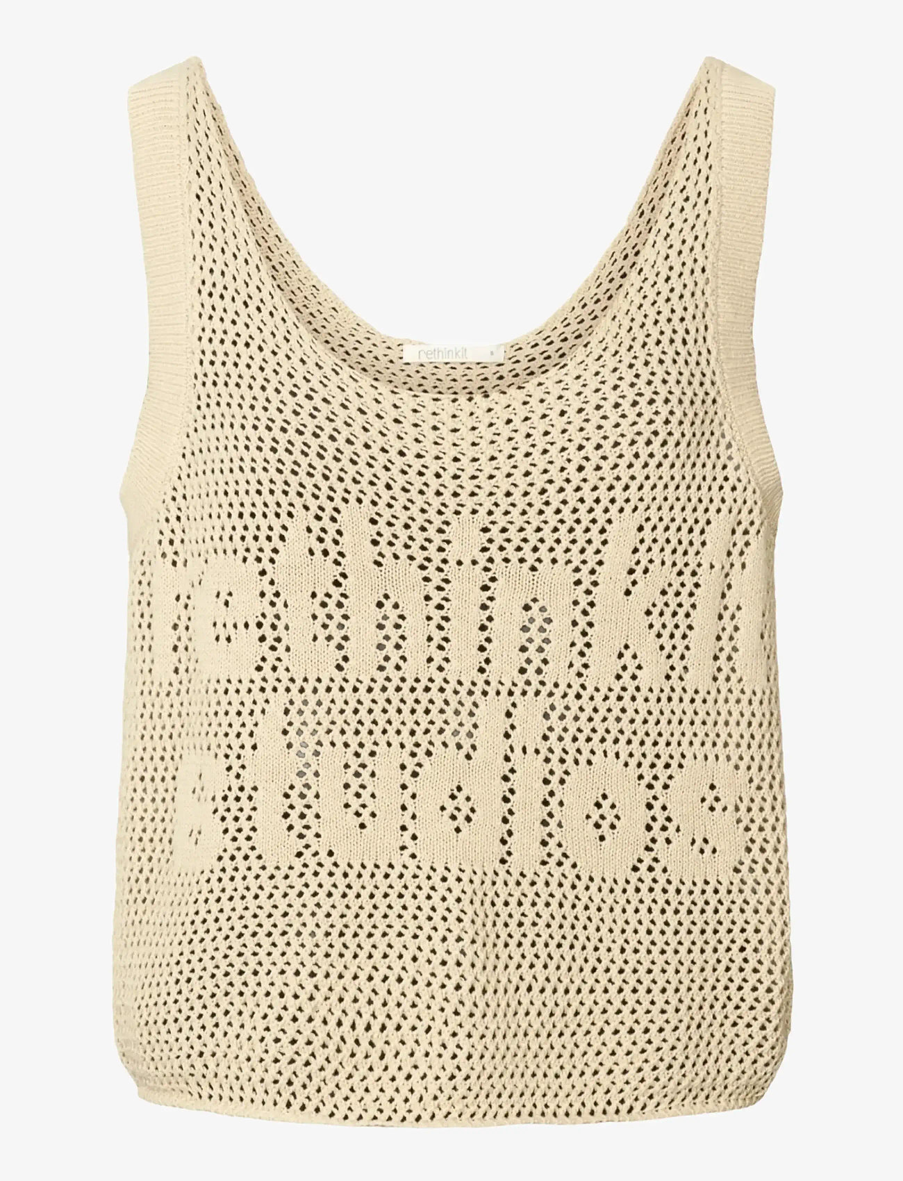 Rethinkit Studios - Top Loose Loop - tank tops - oyster grey - 1