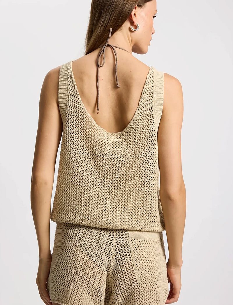 Rethinkit Studios - Top Loose Loop - Õlapaeltega pluusid - oyster grey - 3