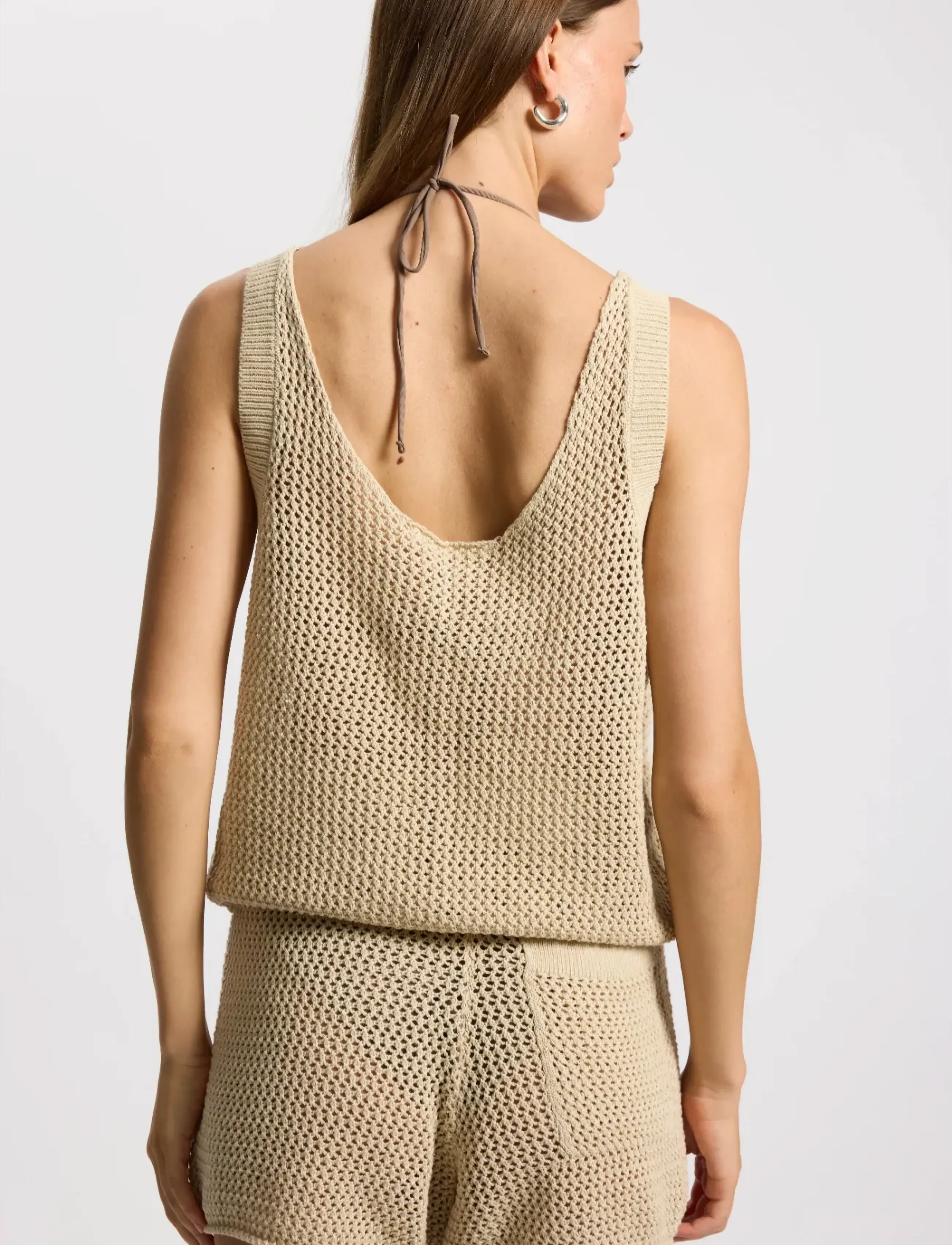 Rethinkit Studios - Top Loose Loop - tank tops - oyster grey - 3