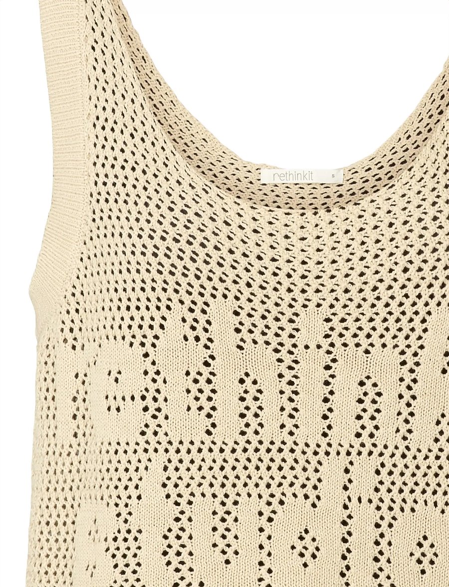 Rethinkit Studios - Top Loose Loop - tank tops - oyster grey - 5