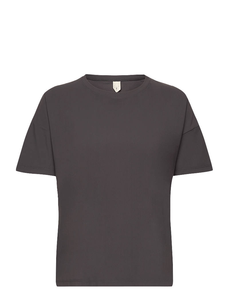 Rethinkit Studios - Vela Loose Tee - t-shirts - almost black - 1