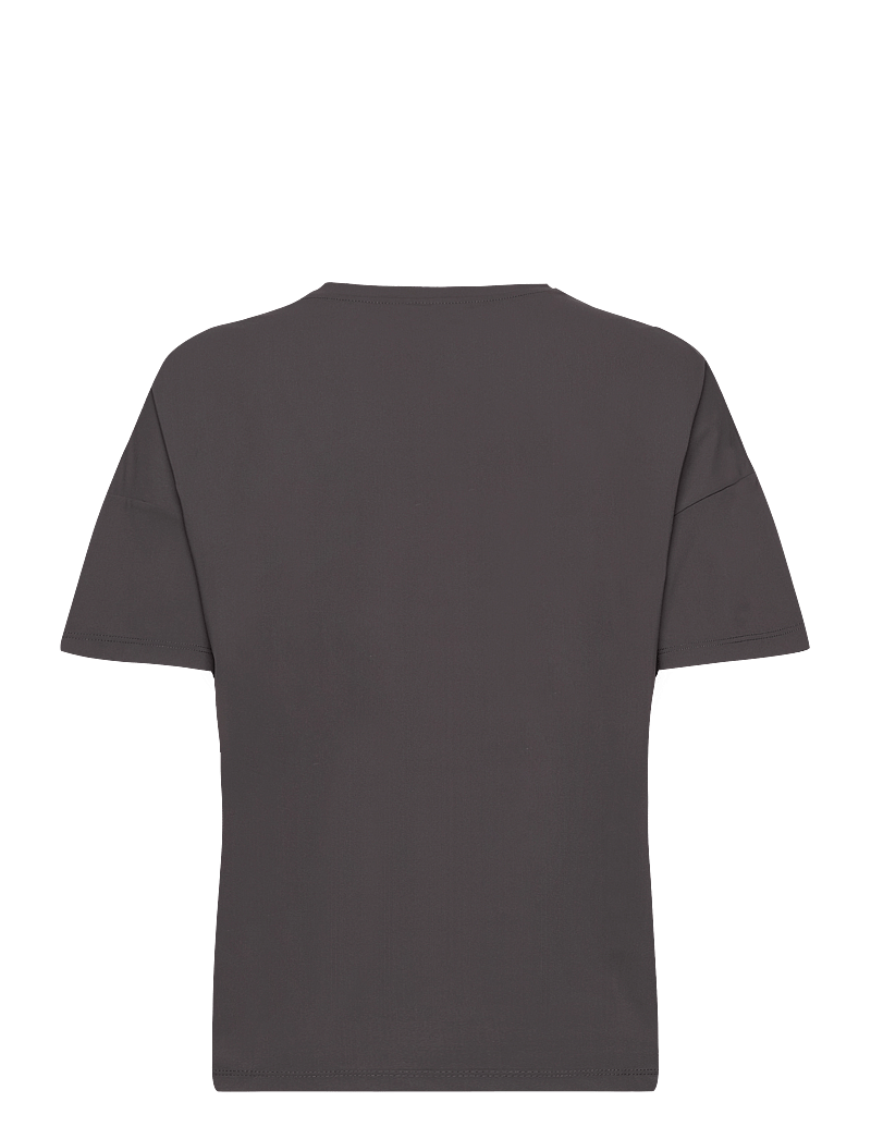 Rethinkit Studios - Vela Loose Tee - t-shirts - almost black - 2