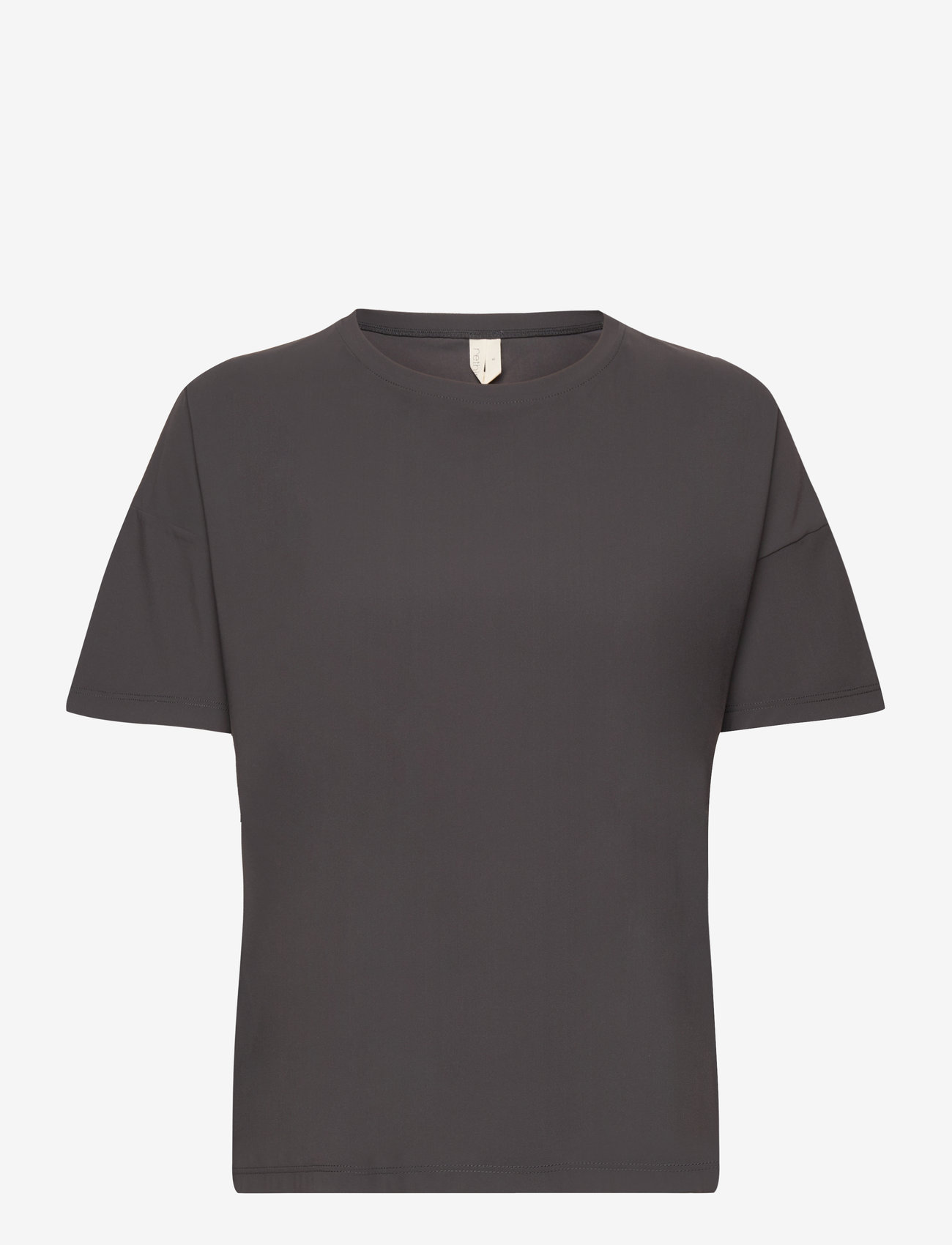 Rethinkit Studios - Vela Loose Tee - t-shirts - almost black - 1