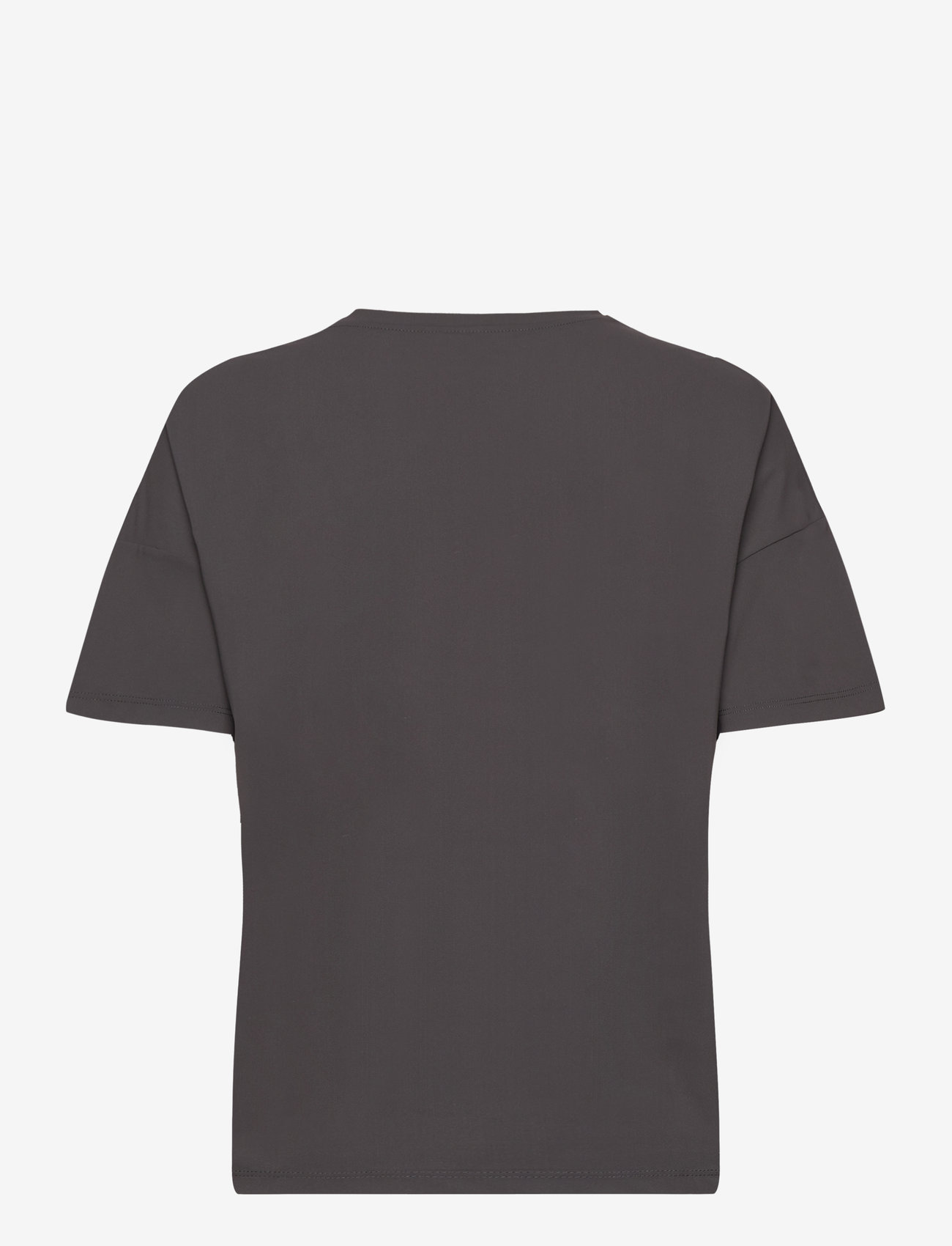 Rethinkit Studios - Vela Loose Tee - t-shirts - almost black - 2