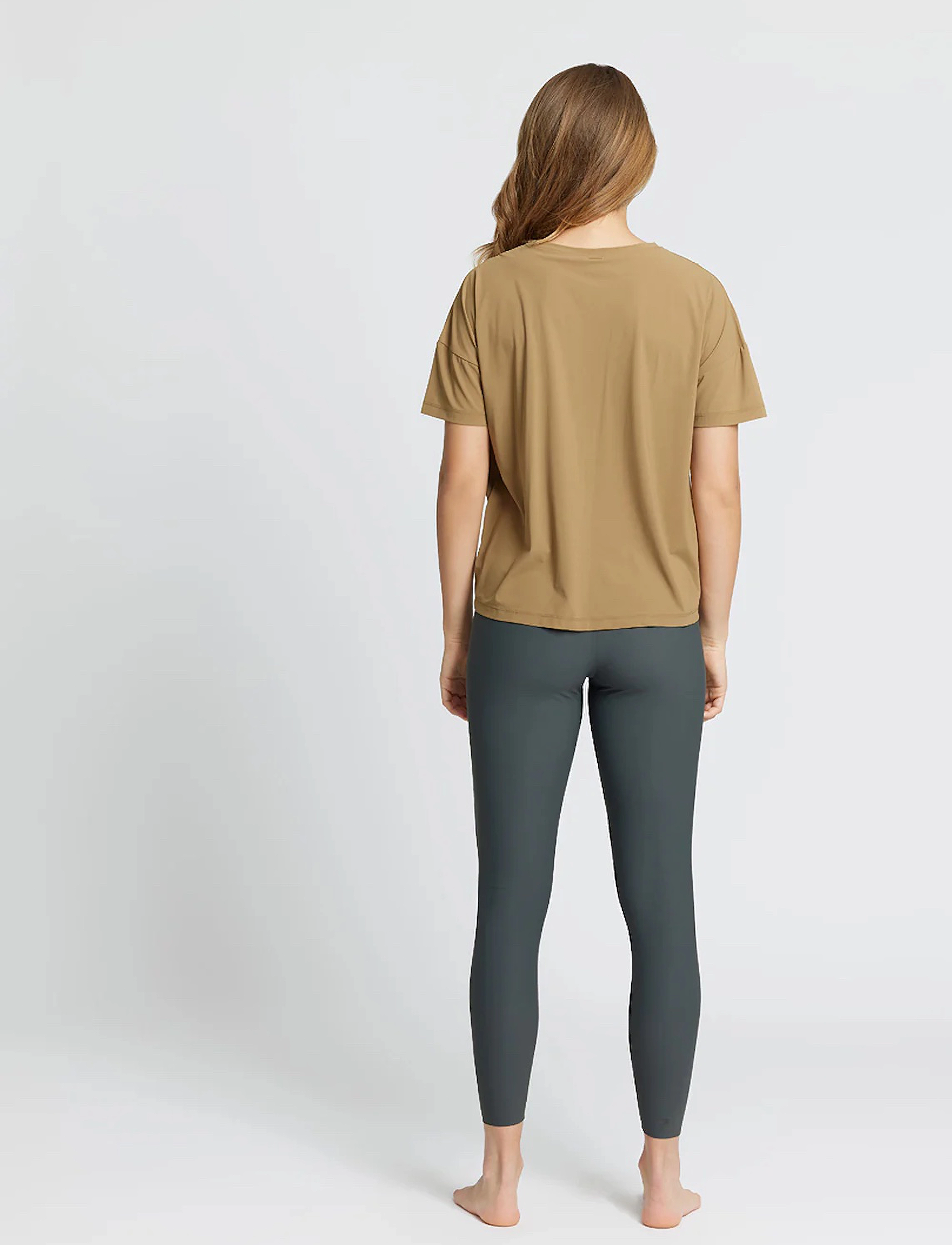 Rethinkit Studios - Vela Loose Tee - t-shirts - golden brown - 5