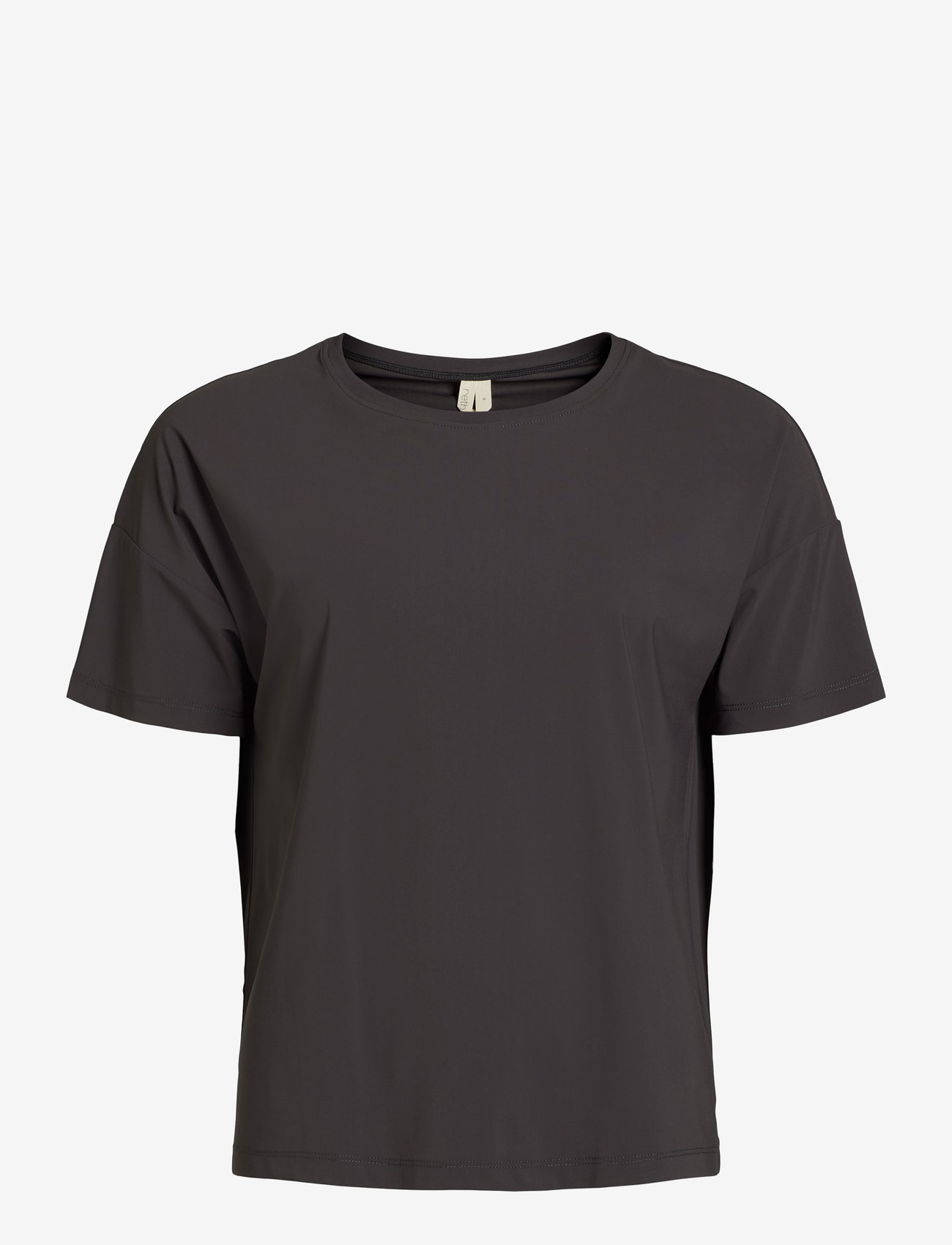 Rethinkit Studios - Vela Loose tee - topi un t-krekli - almost black - 0