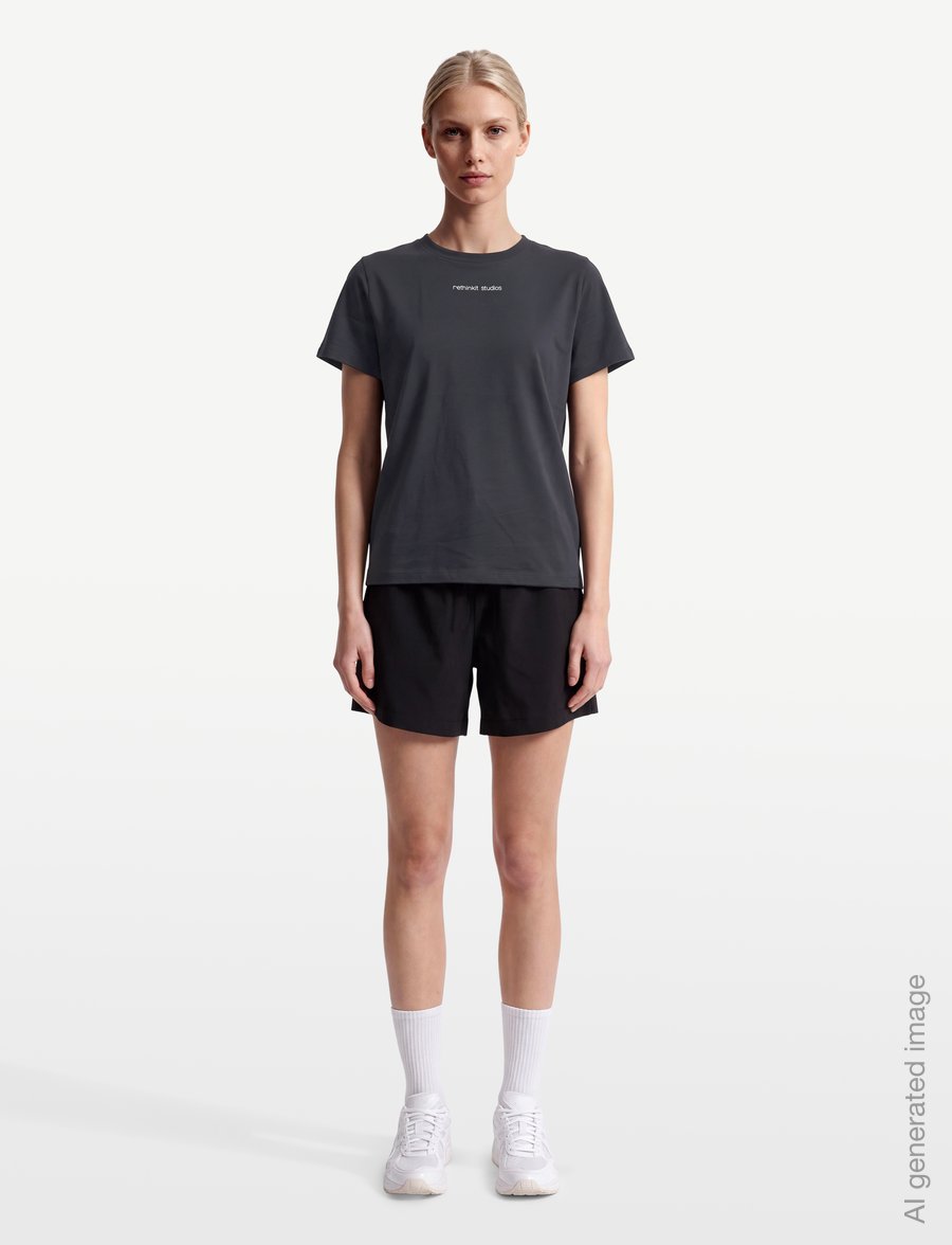 Rethinkit Studios - Essential Tee Cadiz - t-shirts - almost black - 0