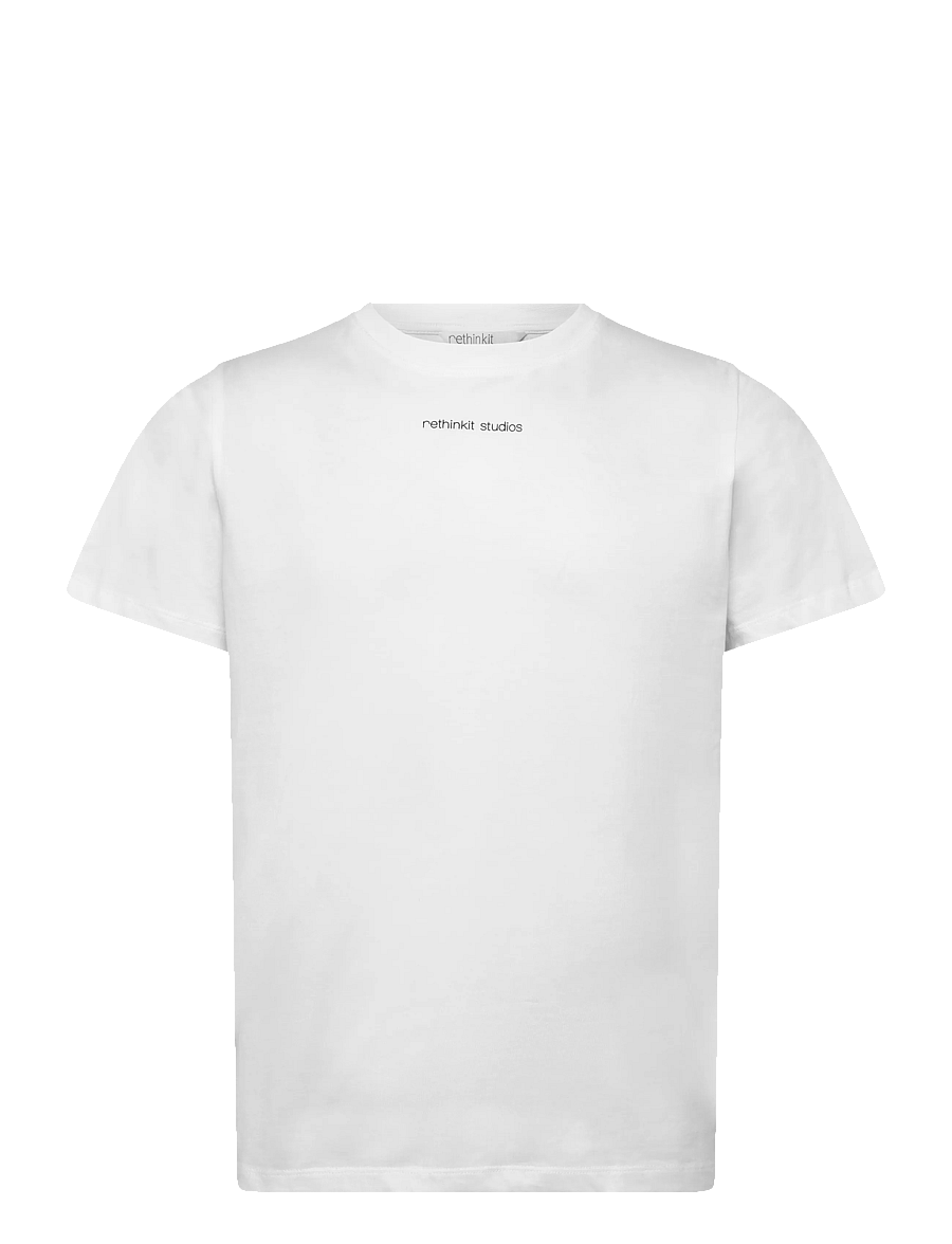 Rethinkit Studios - Essential Tee Cadiz - alussärgid ja t-särgid - white - 0