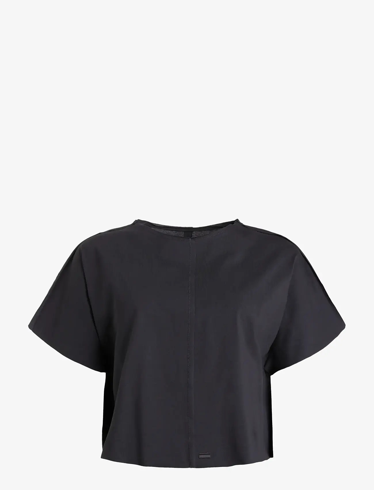 Rethinkit Studios - Tee Short Raw Edges Caen - t-shirts - almost black - 0