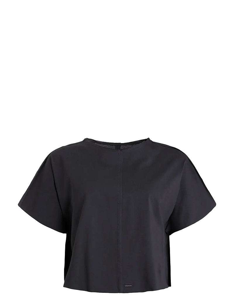 Rethinkit Studios - Tee Short Raw Edges Caen - t-shirts - almost black - 1