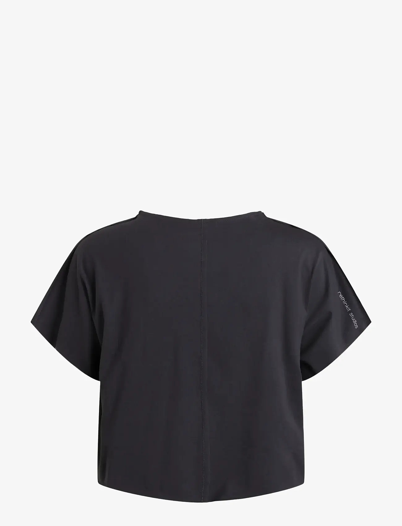 Rethinkit Studios - Tee Short Raw Edges Caen - t-shirts - almost black - 1
