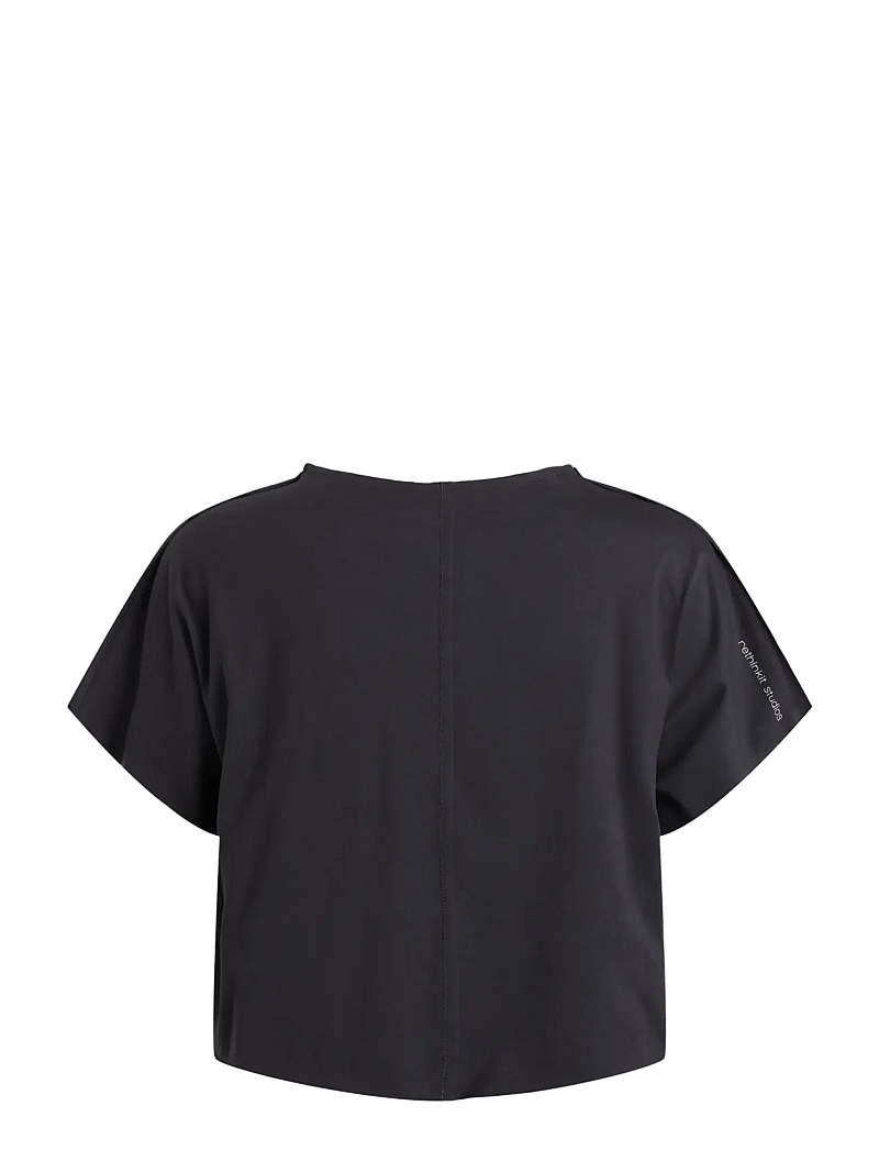 Rethinkit Studios - Tee Short Raw Edges Caen - t-shirts - almost black - 2