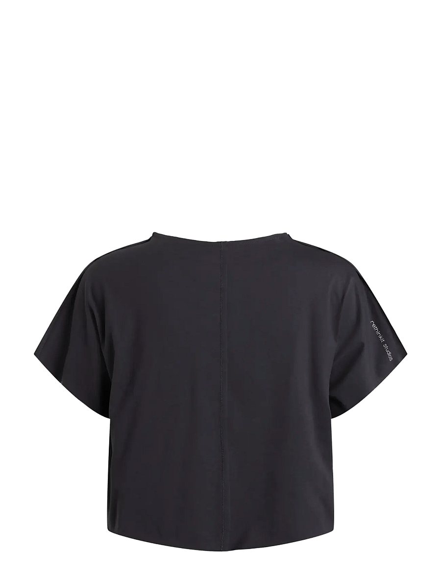 Rethinkit Studios - Tee Short Raw Edges Caen - t-shirts - almost black - 2
