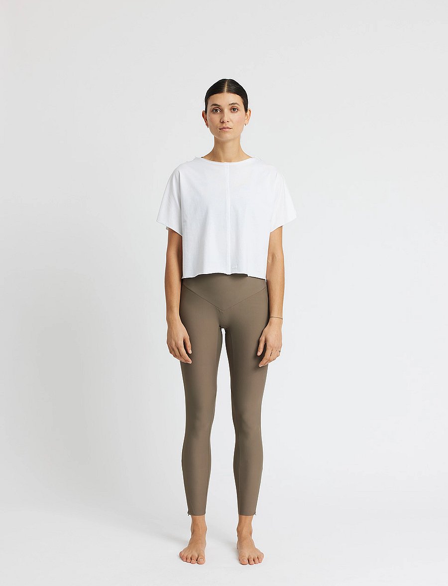 Rethinkit Studios - Tee Short Raw Edges Caen - alussärgid ja t-särgid - white - 5