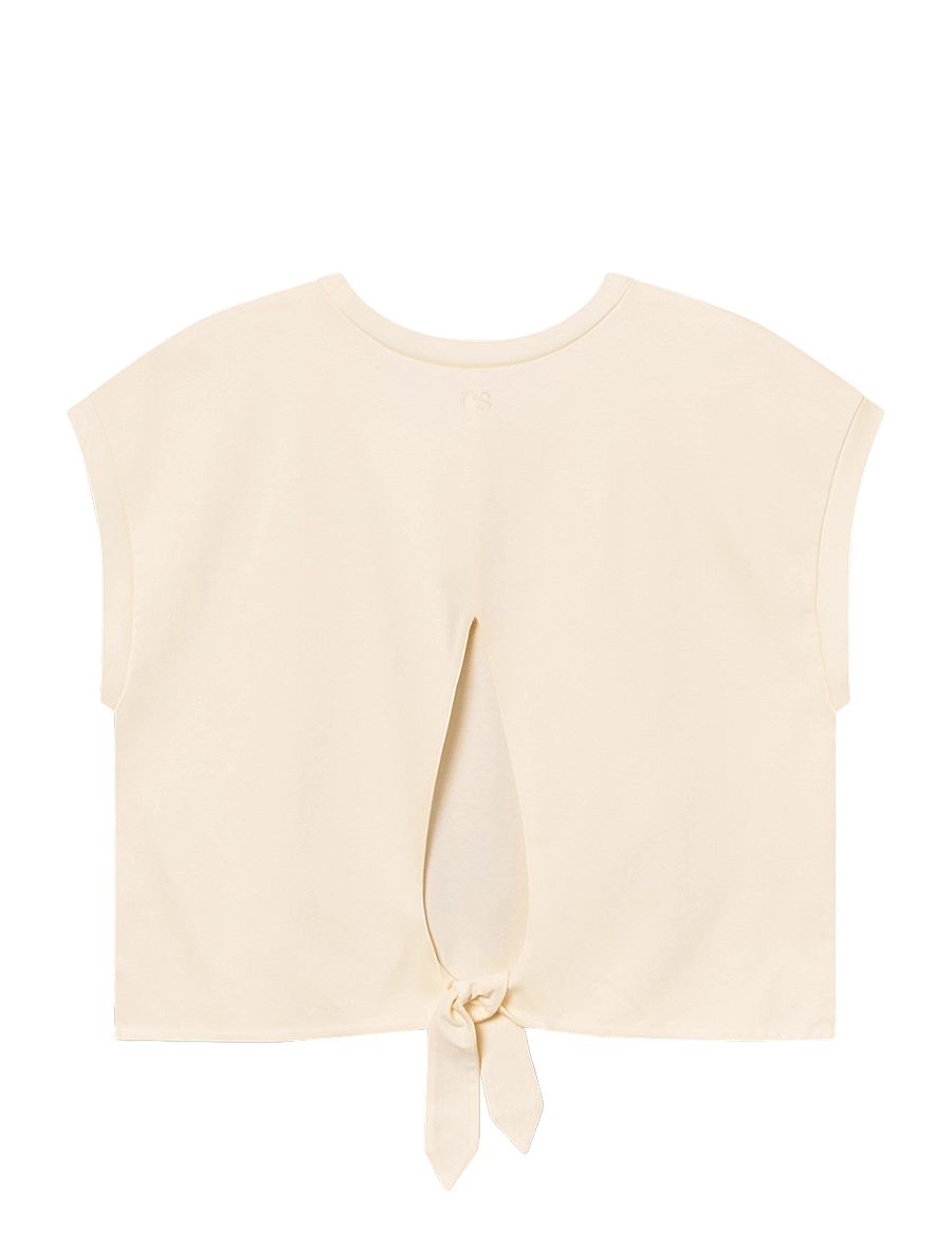 Rethinkit Studios - Top Tie Nice - navel shirts - ecru - 2