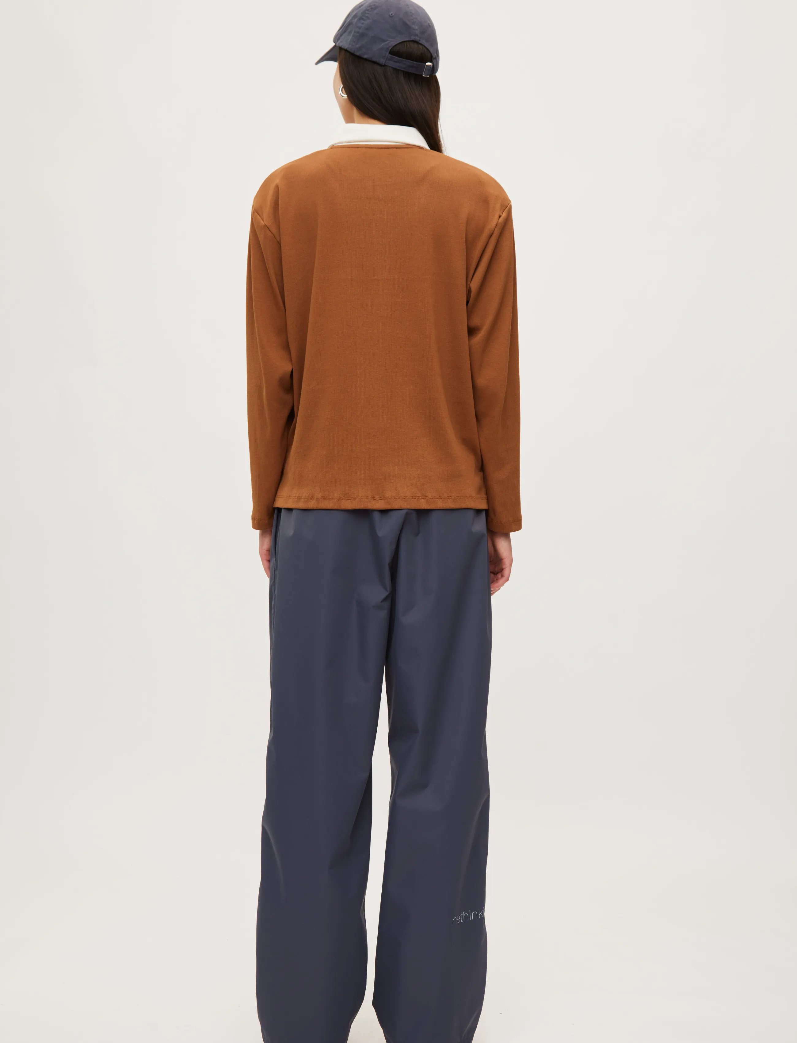 Rethinkit Studios - Rib Polo LS Elevate - polos - dachshund brown - 4